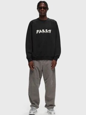 Parra Blob Logo Crew Neck Sweatshirt size Large EUC Great gently